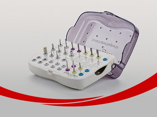 Kit quirúrgico para implantes dentales NT