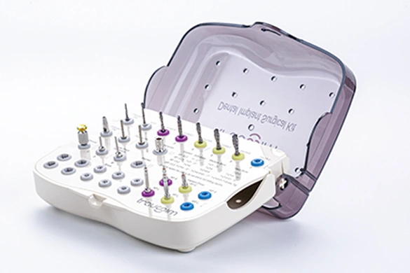 Kit quirúrgico para implantes dentales NT