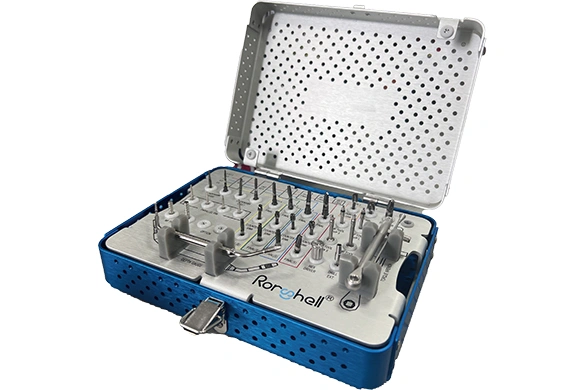 Kit quirúrgico para implantes dentales RD