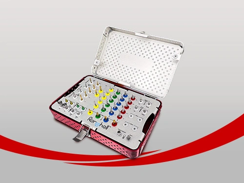 Kit quirúrgico para implantes dentales RS